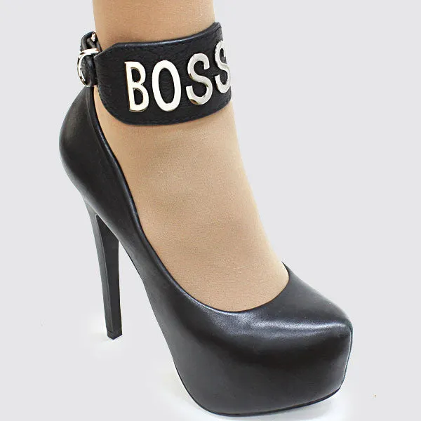 Leather Boss Anklet - iLLASPARKZ