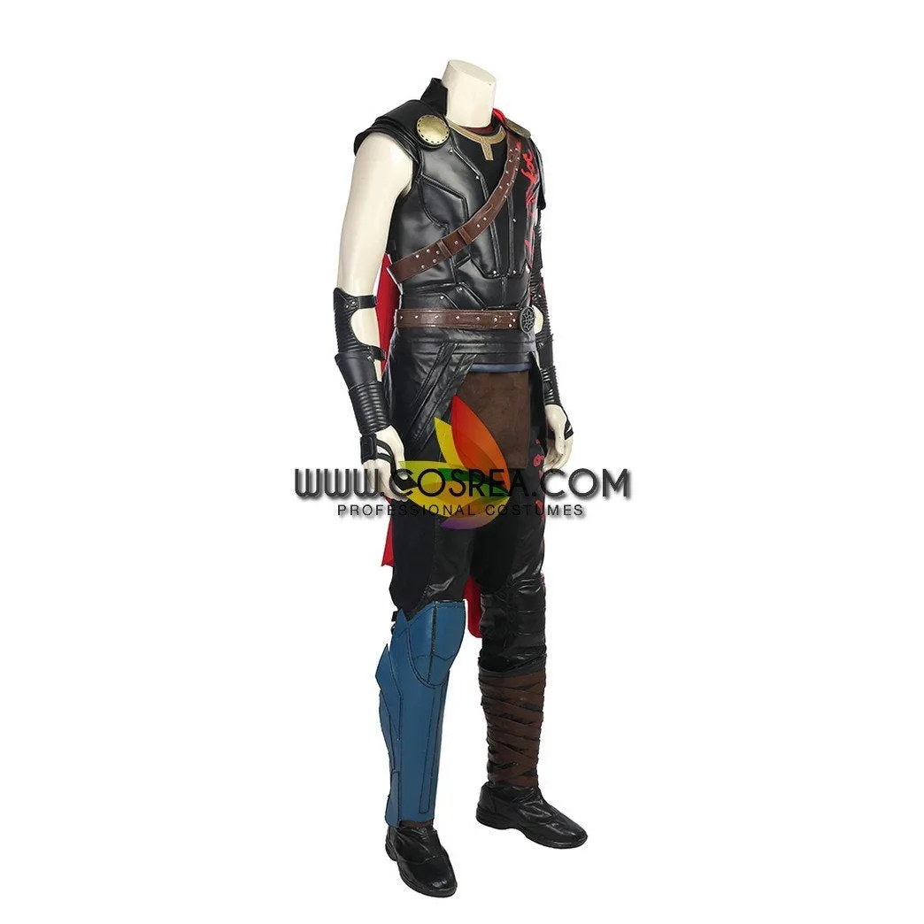 Light Blue Thor Sakaar Arena Cosplay Costume