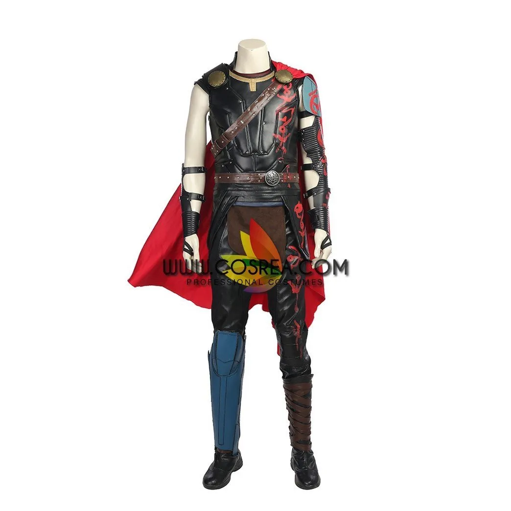 Light Blue Thor Sakaar Arena Cosplay Costume