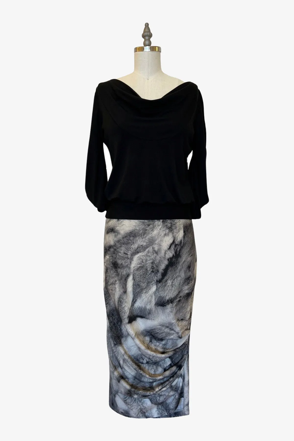 Long Caterpillar Skirt + Tube Dress | Wool Wolf - SALE