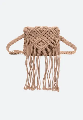 Macram Tassel Sling Bag