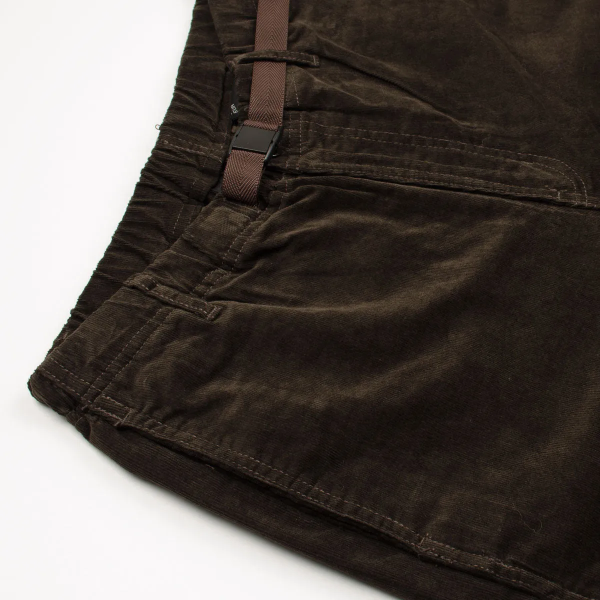 Manastash stretch corduroy climbing pants, dark brown.