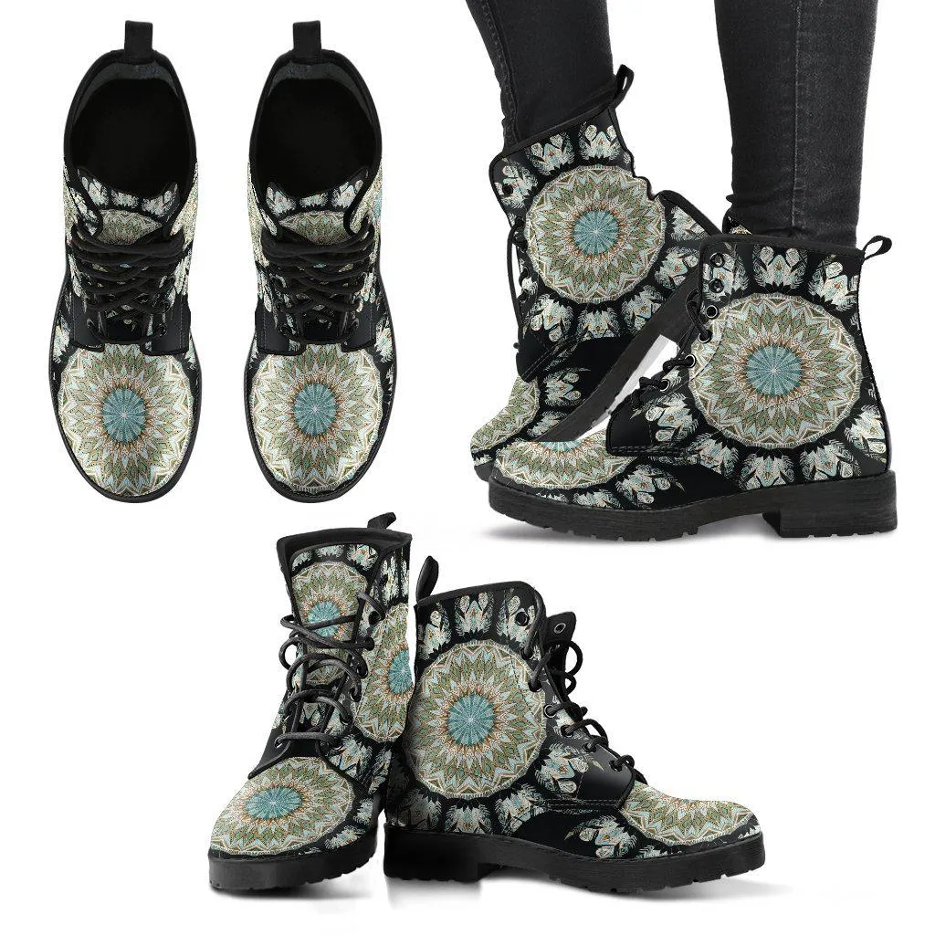 Mandala Women's Leather Boots