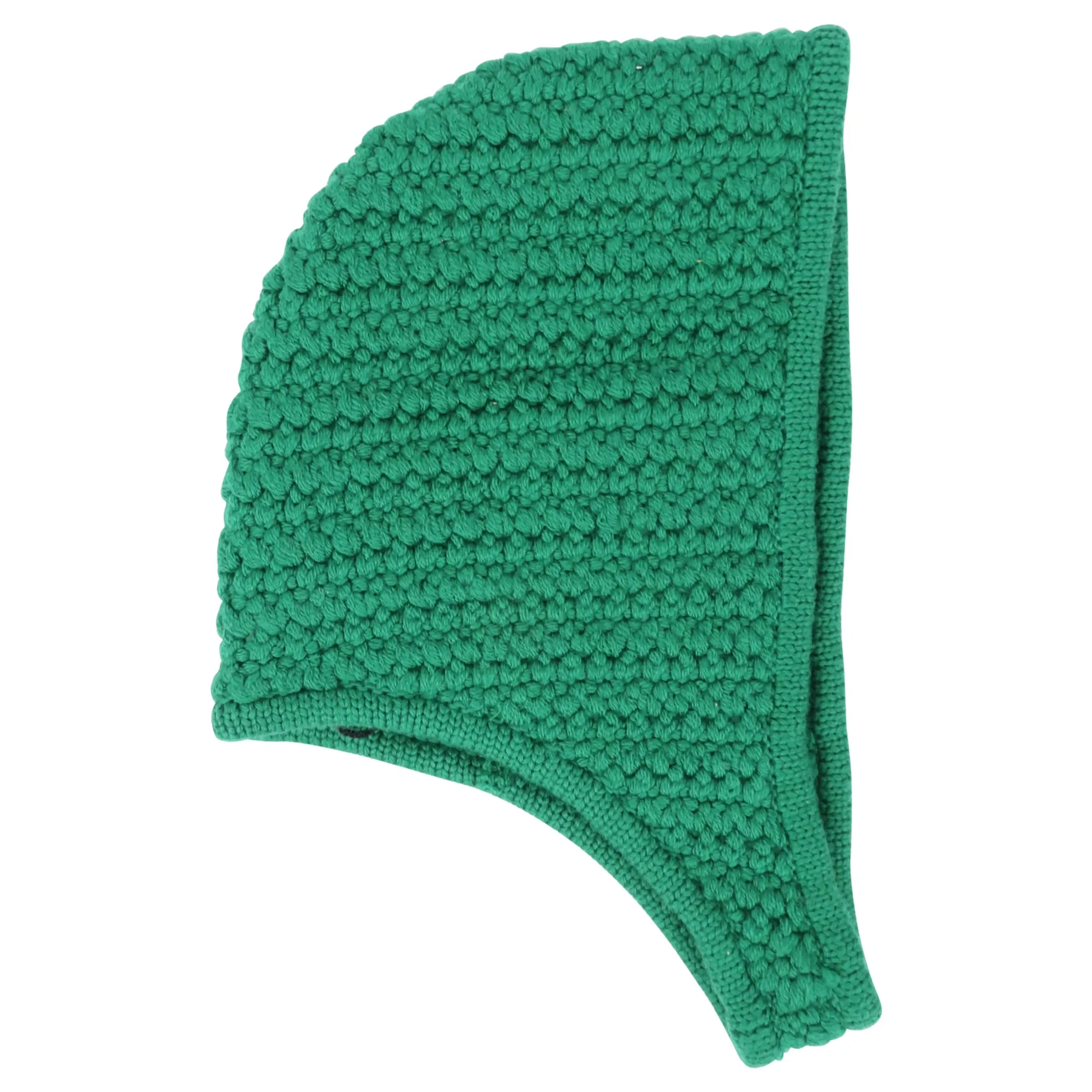 Miu Miu Green Knit Balaklava Hat - Small/Medium