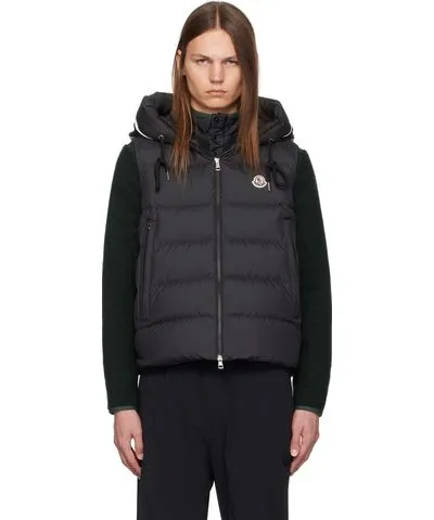 Moncler Black Cardamine Down Vest