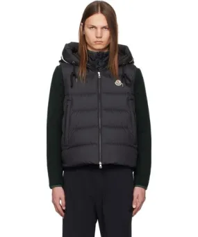 Moncler Black Cardamine Down Vest