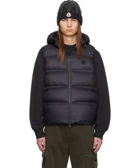 Moncler Black Lausen Down Vest