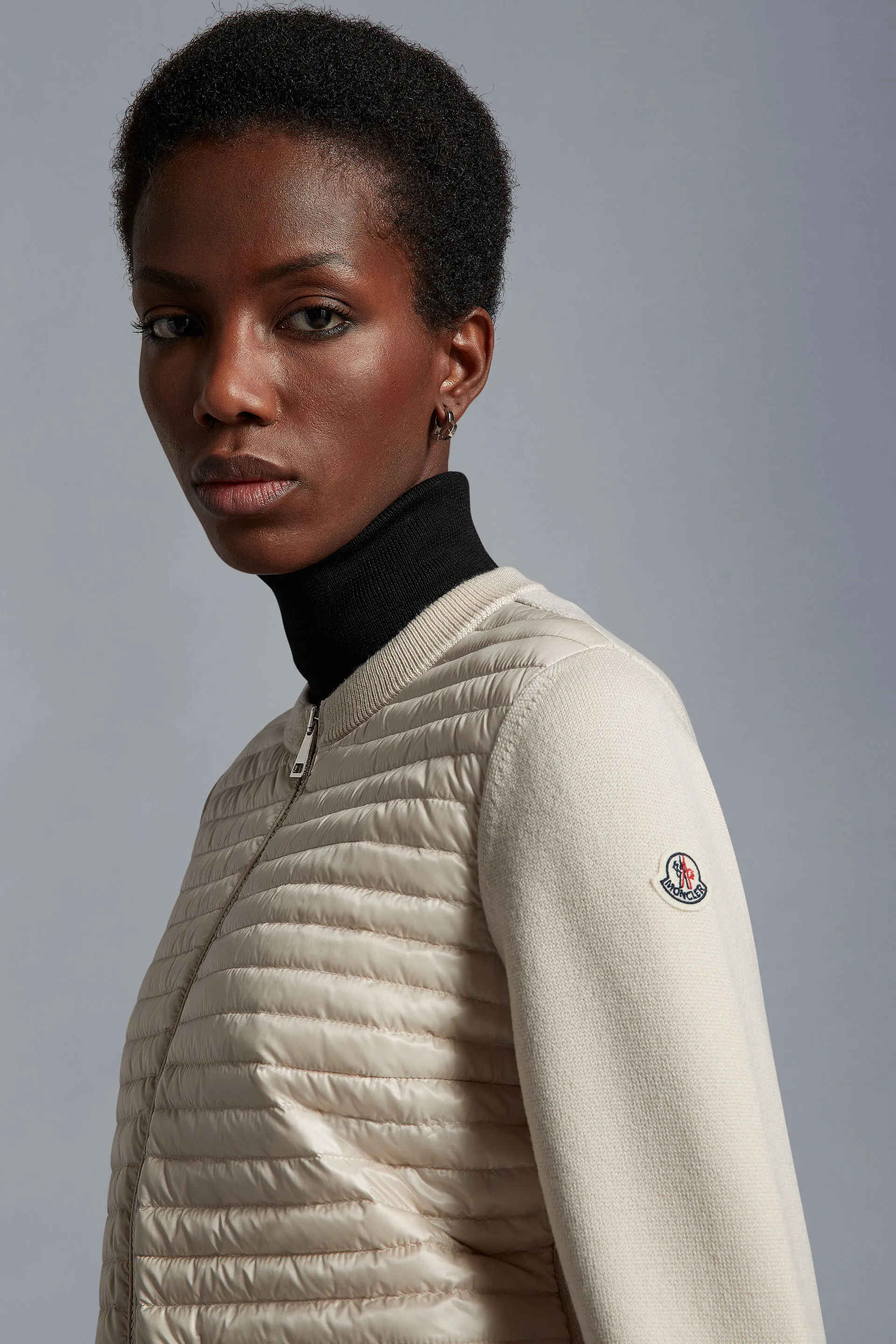 MONCLER  |Nylon Street Style Logo Cardigans