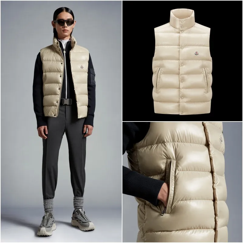 Moncler Tibb Down Vest - Best Price & Free Shipping