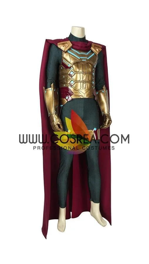 Mysterio Gold Spiderman Far From Home Cosplay Costume