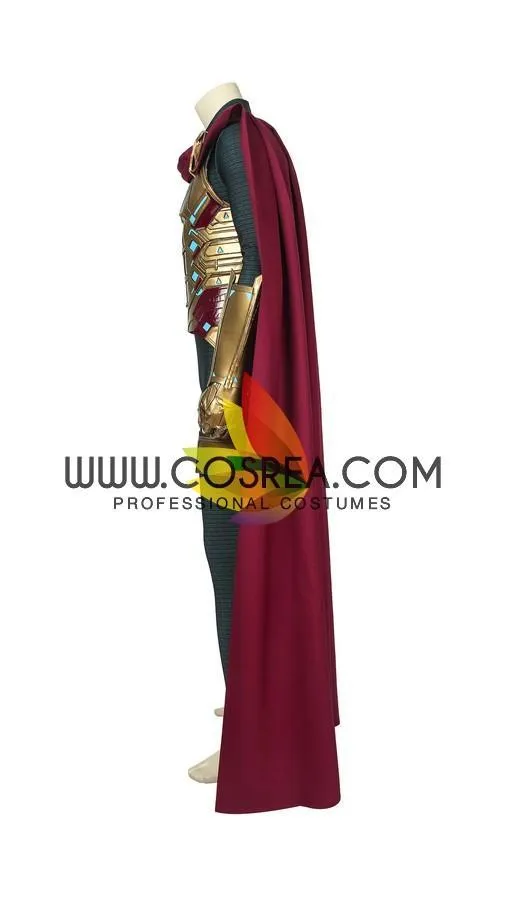 Mysterio Gold Spiderman Far From Home Cosplay Costume