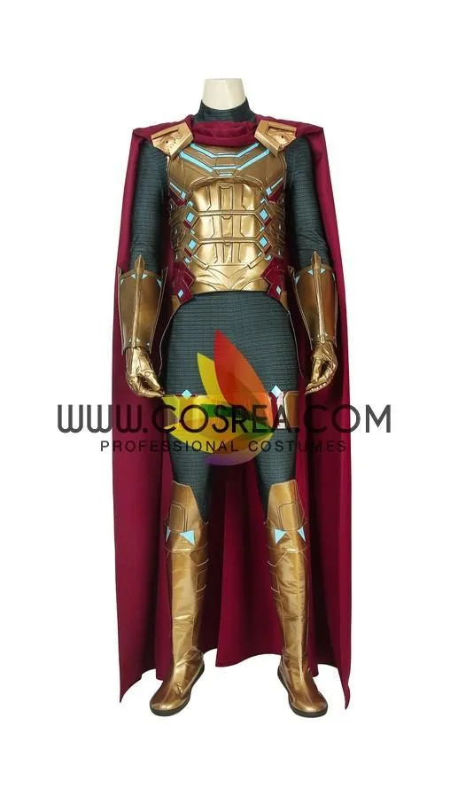 Mysterio Gold Spiderman Far From Home Cosplay Costume