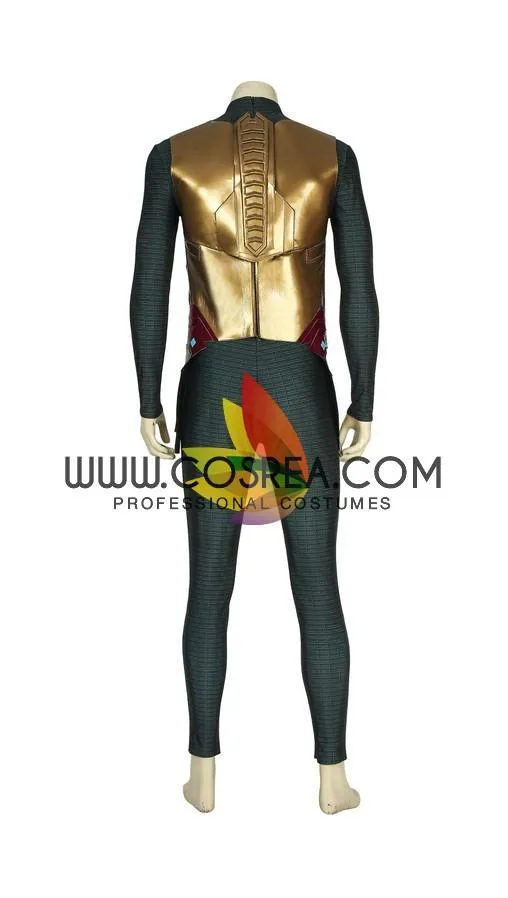 Mysterio Gold Spiderman Far From Home Cosplay Costume