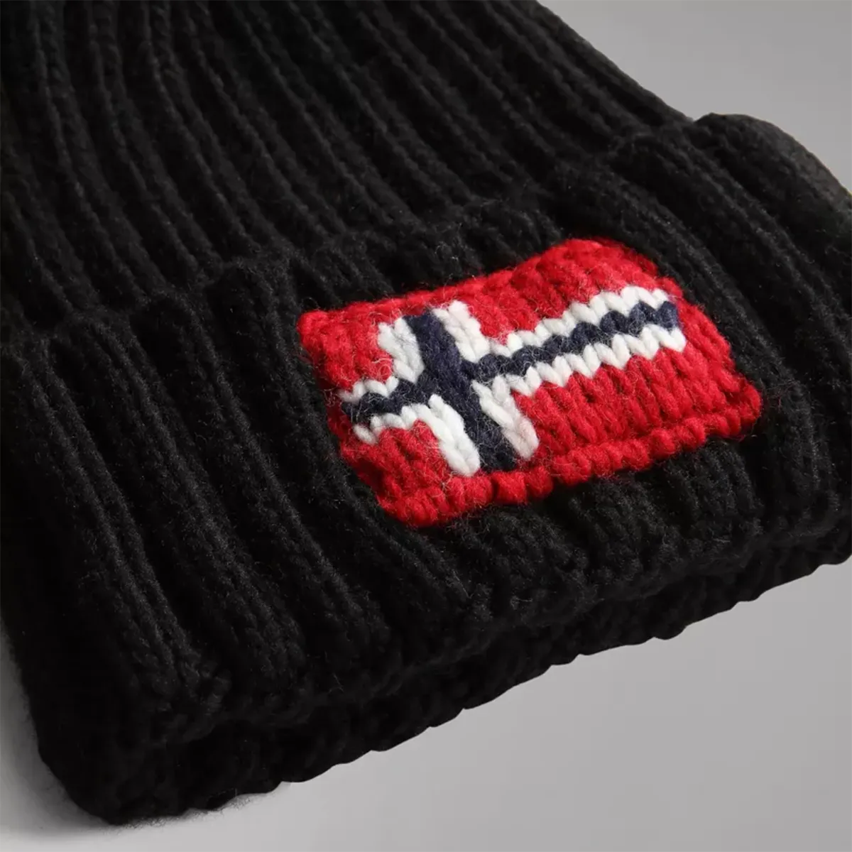 Napapijri Black Semiury 5 Beanie