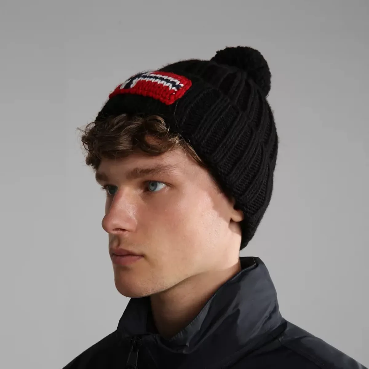 Napapijri Black Semiury 5 Beanie