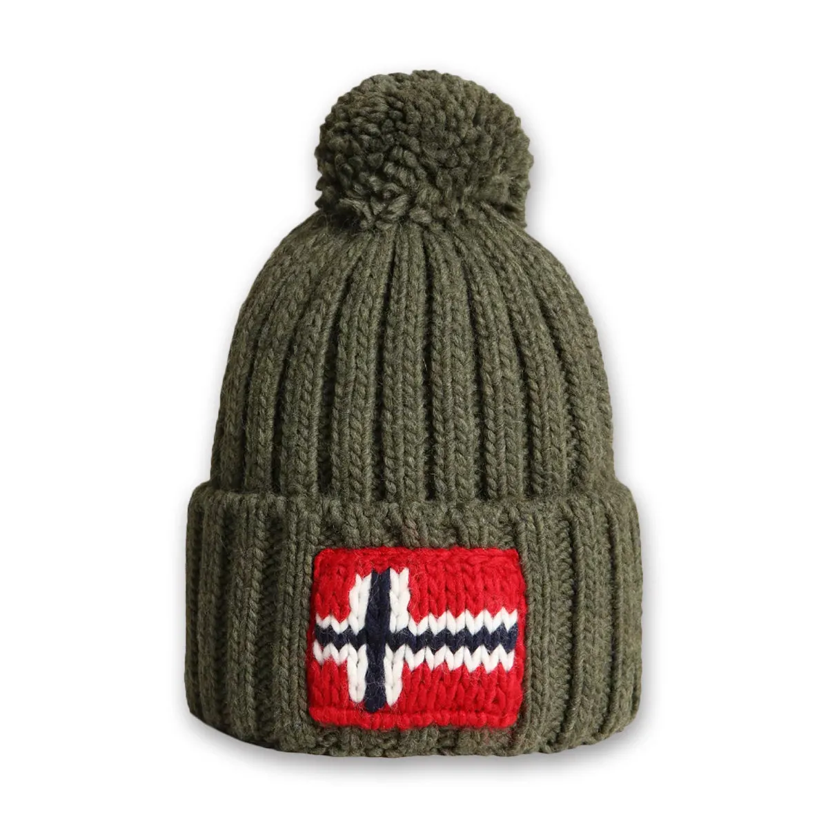 Napapijri Semiury 5 Beanie Green Lichen - Buy Online