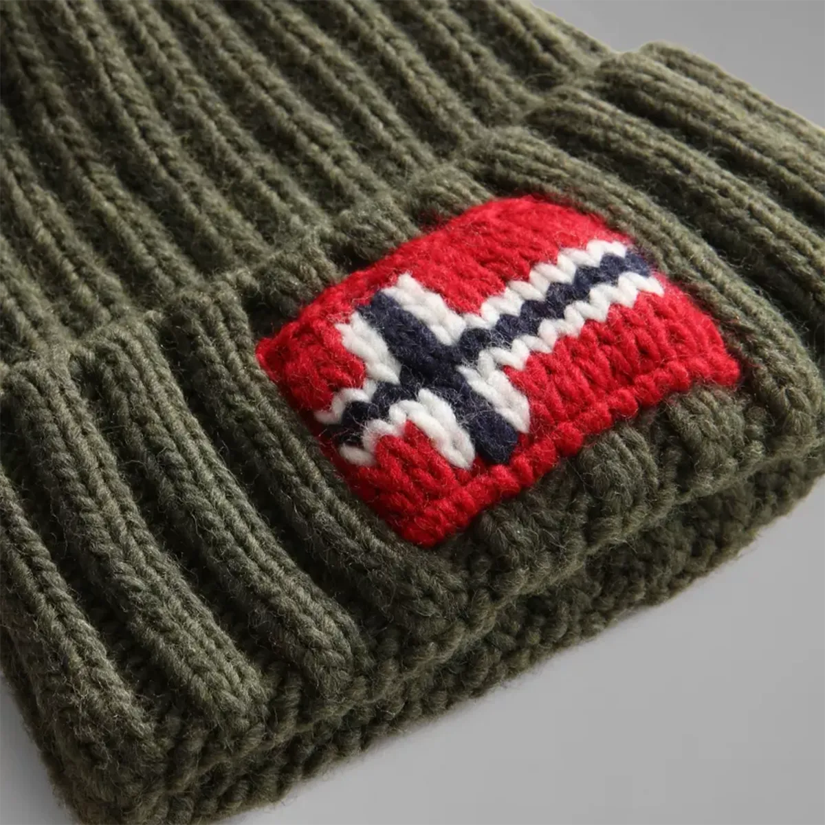 Napapijri Semiury 5 Beanie Green Lichen - Buy Online