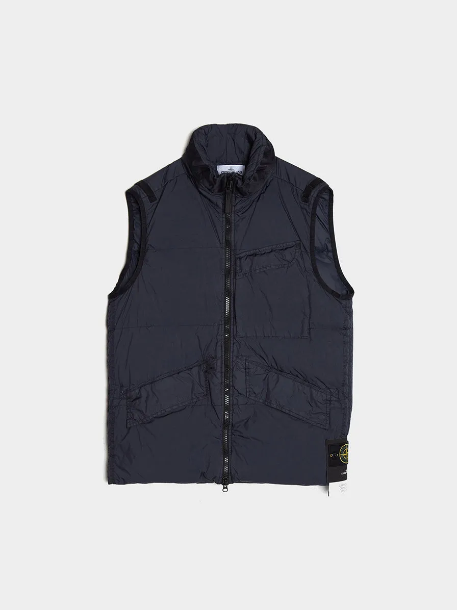 Navy Blue Down Vest