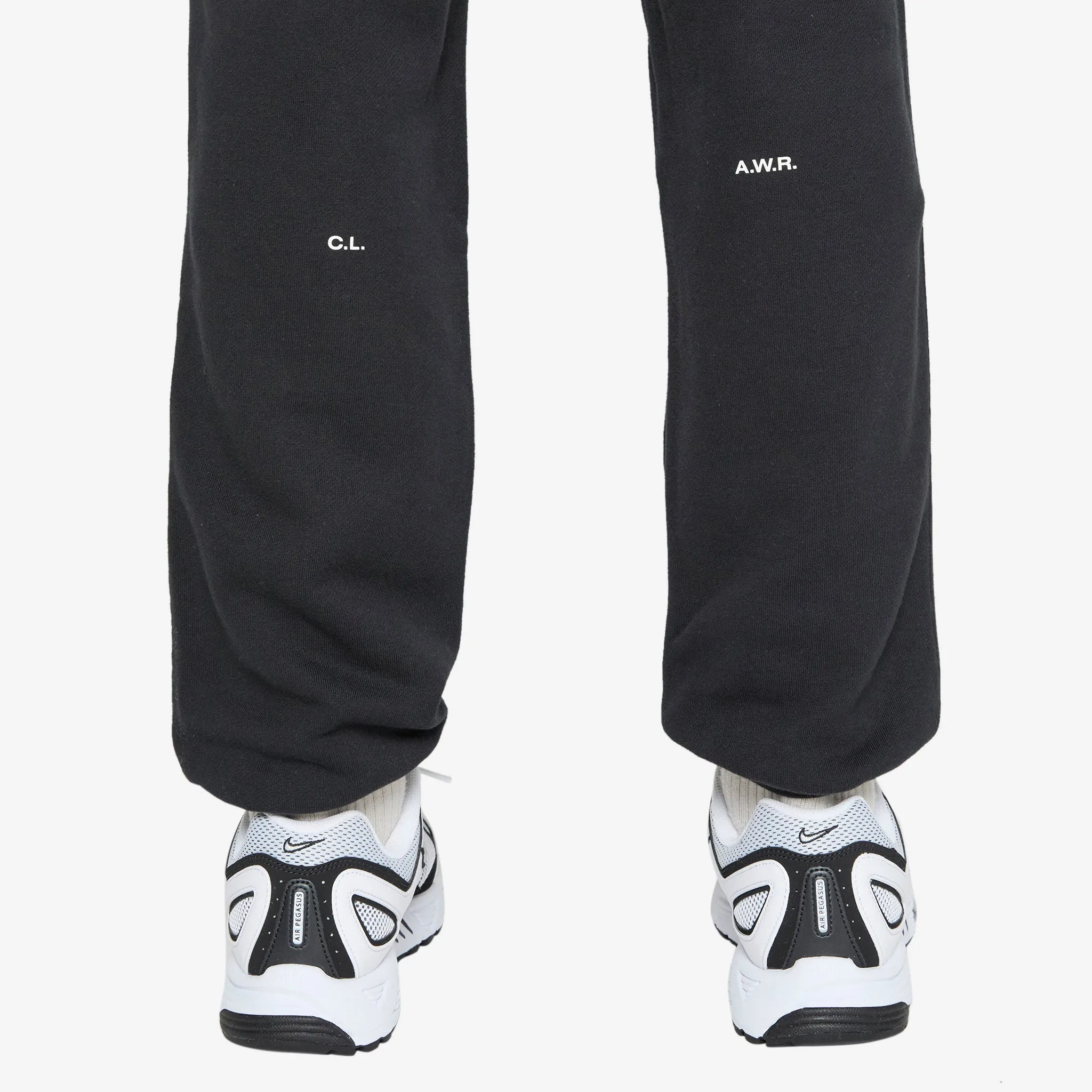 NOCTA Black Fleece Pant - Black and White