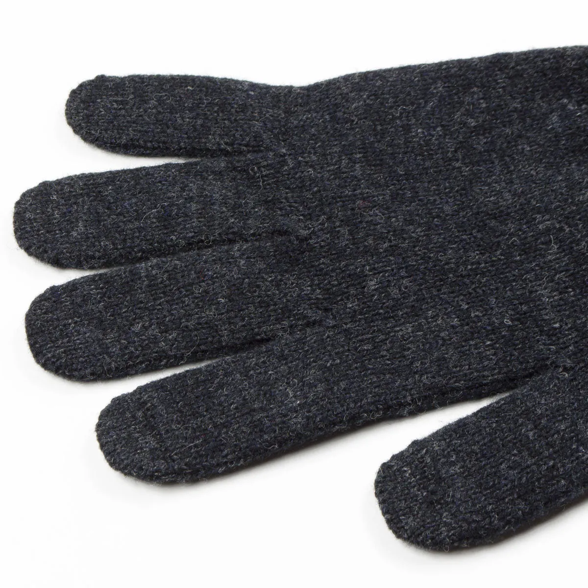 Norse Projects Charcoal Melange Wool Gloves