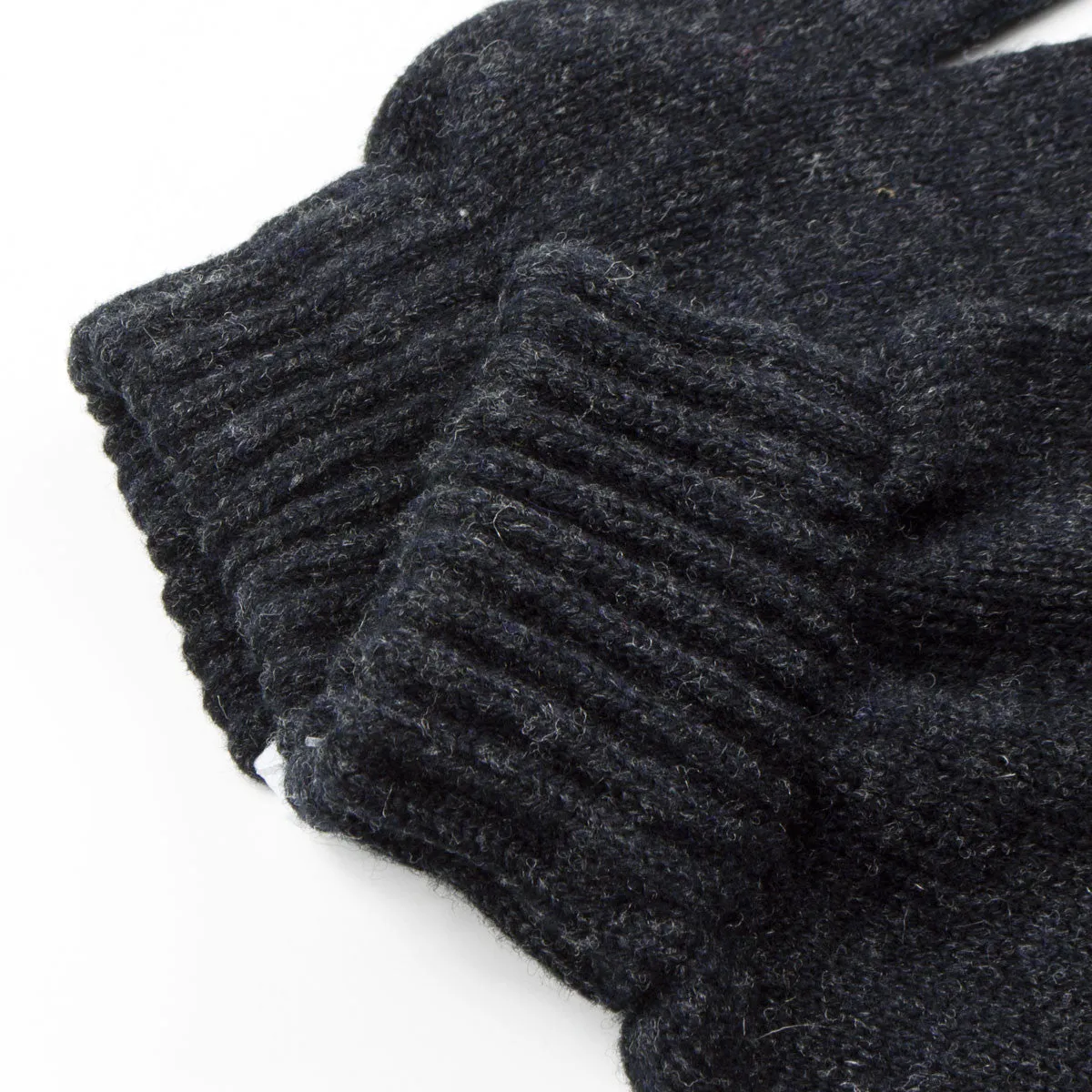 Norse Projects Charcoal Melange Wool Gloves