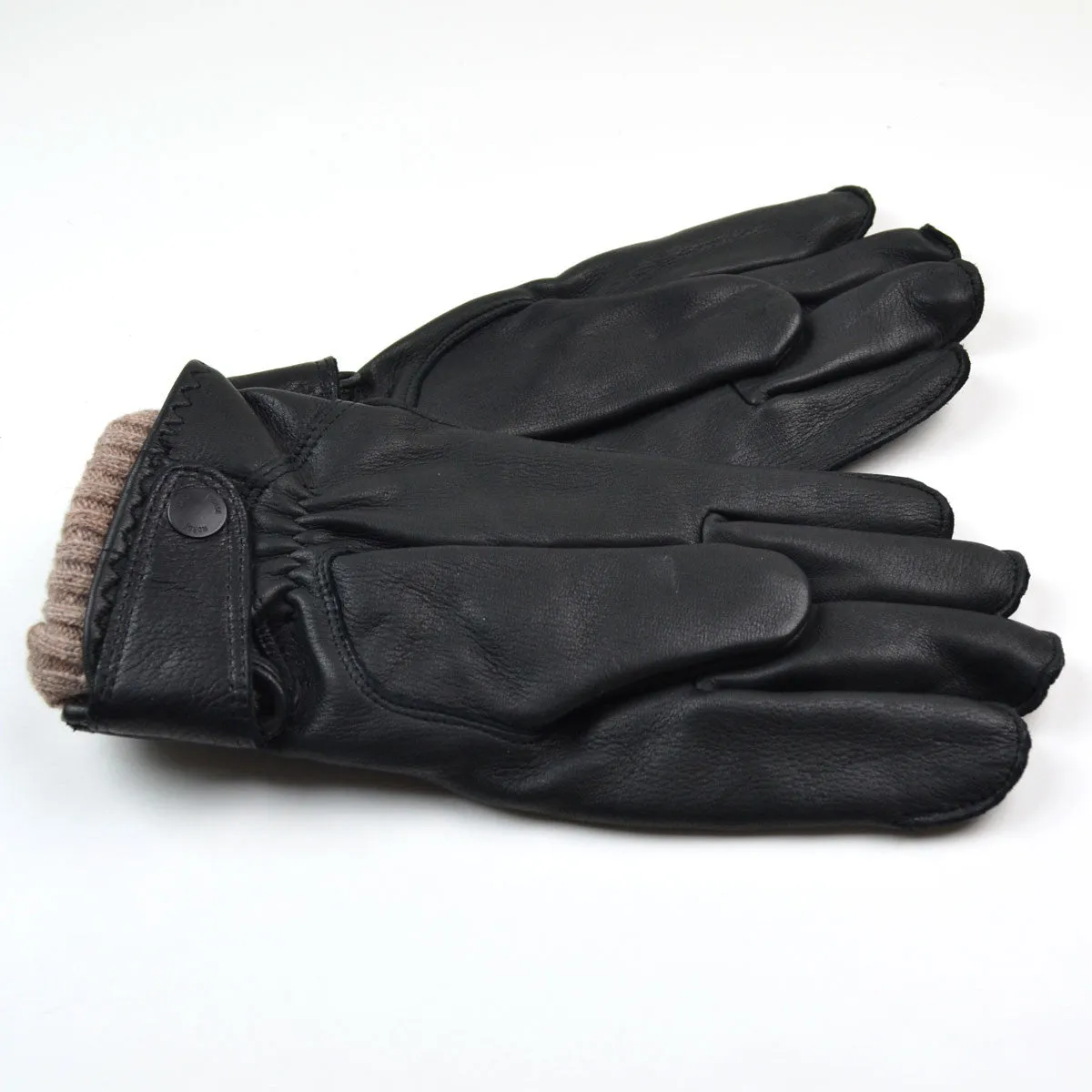 Norse Projects Hestra Ivar Leather Gloves Black