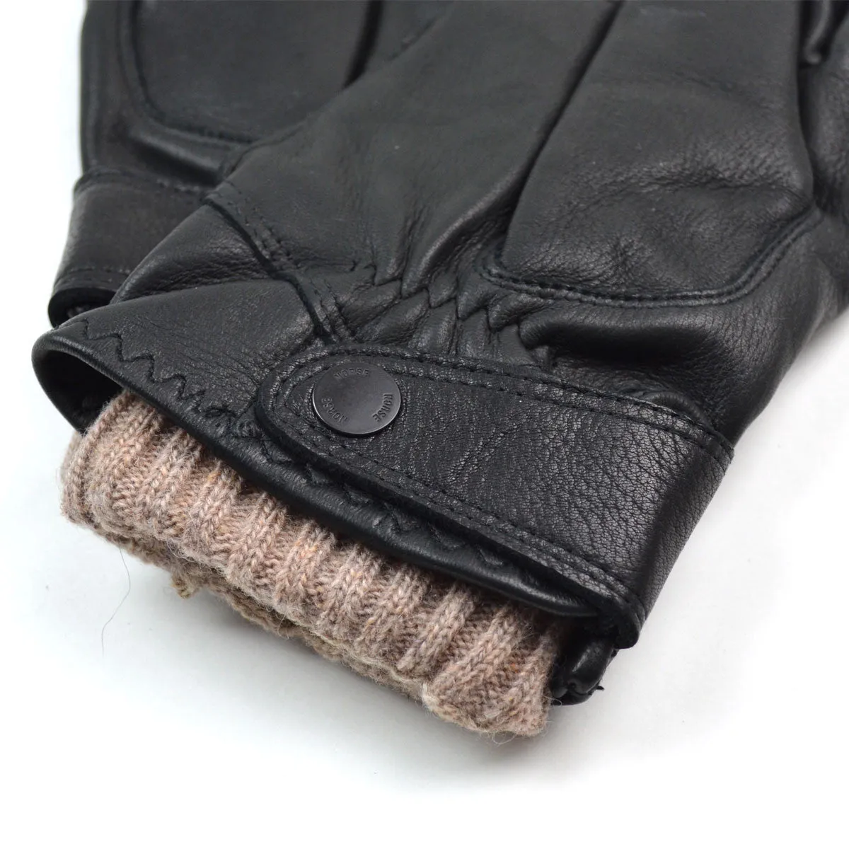 Norse Projects Hestra Ivar Leather Gloves Black