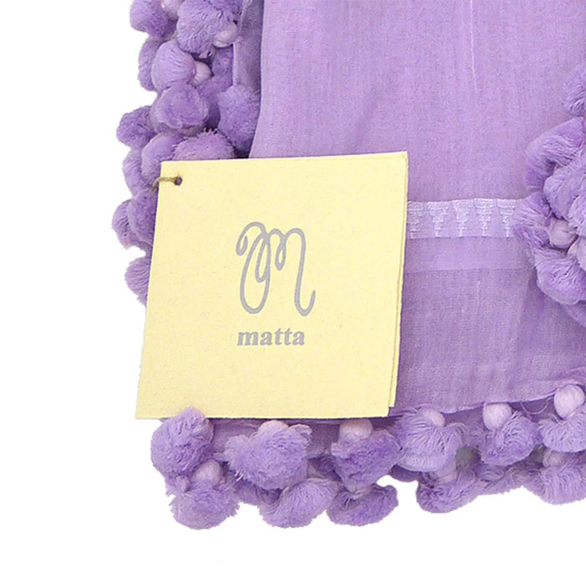 NY Dupatta Shawl Scarf Tulip Purple Lilac Large 100 x 200 cm