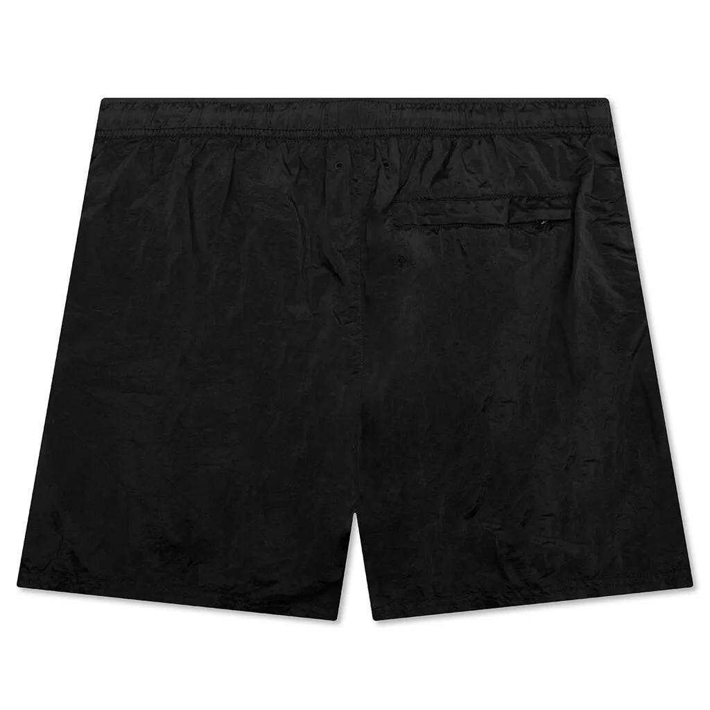 Nylon Metal Shorts - Black