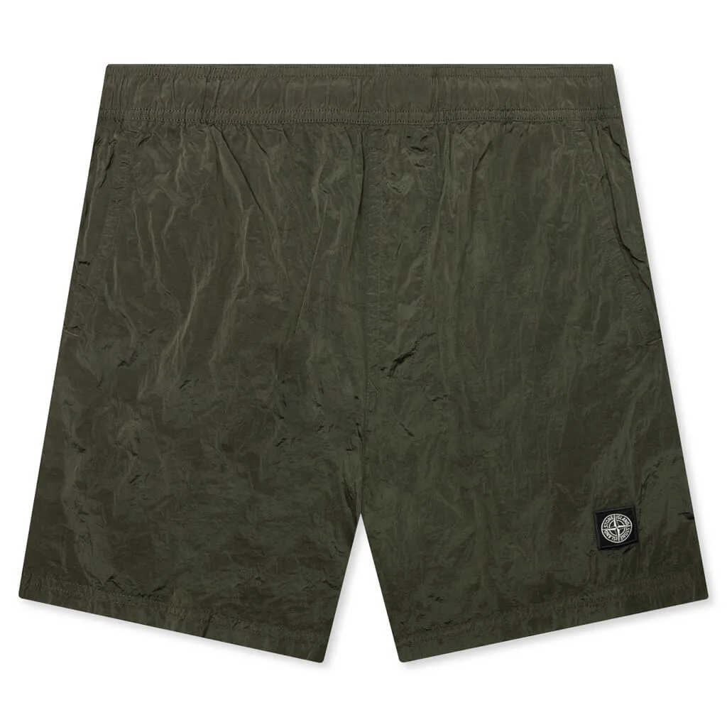 Nylon Shorts - Olive