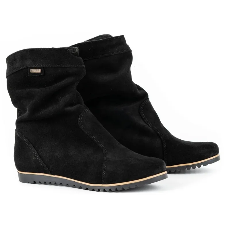 Olivier Leather boots Emi Black