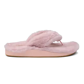 Olukai Shearling Slipper - Pink Clay