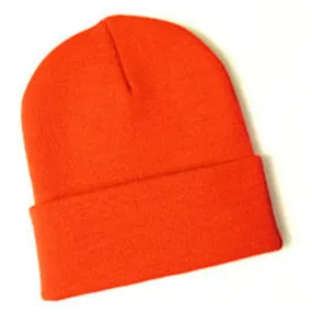 Orange Knit Hat