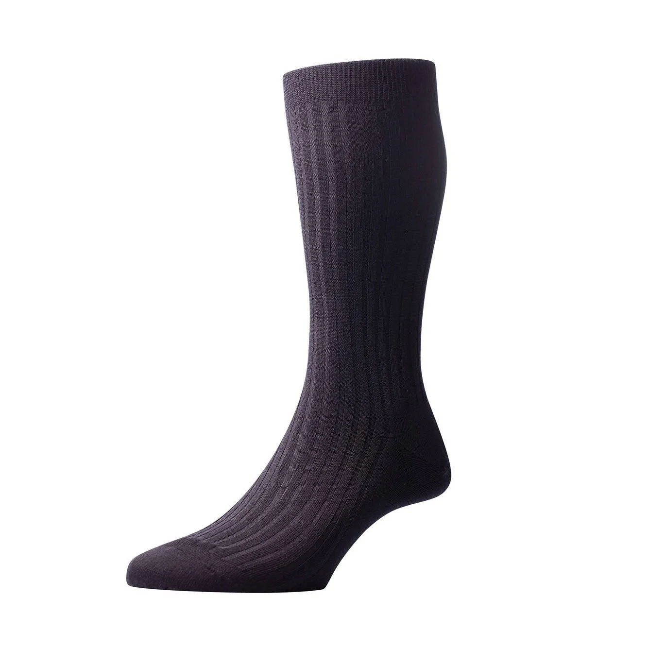 Pantherella Laburnum Black wool socks