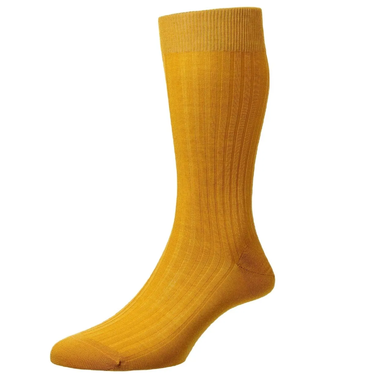 Pantherella Laburnum Bright Gold wool socks