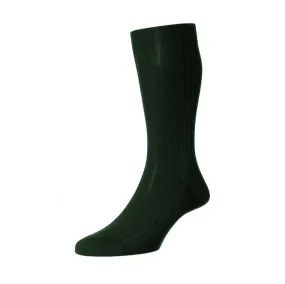 Pantherella Laburnum Dark Olive wool - Buy Now!