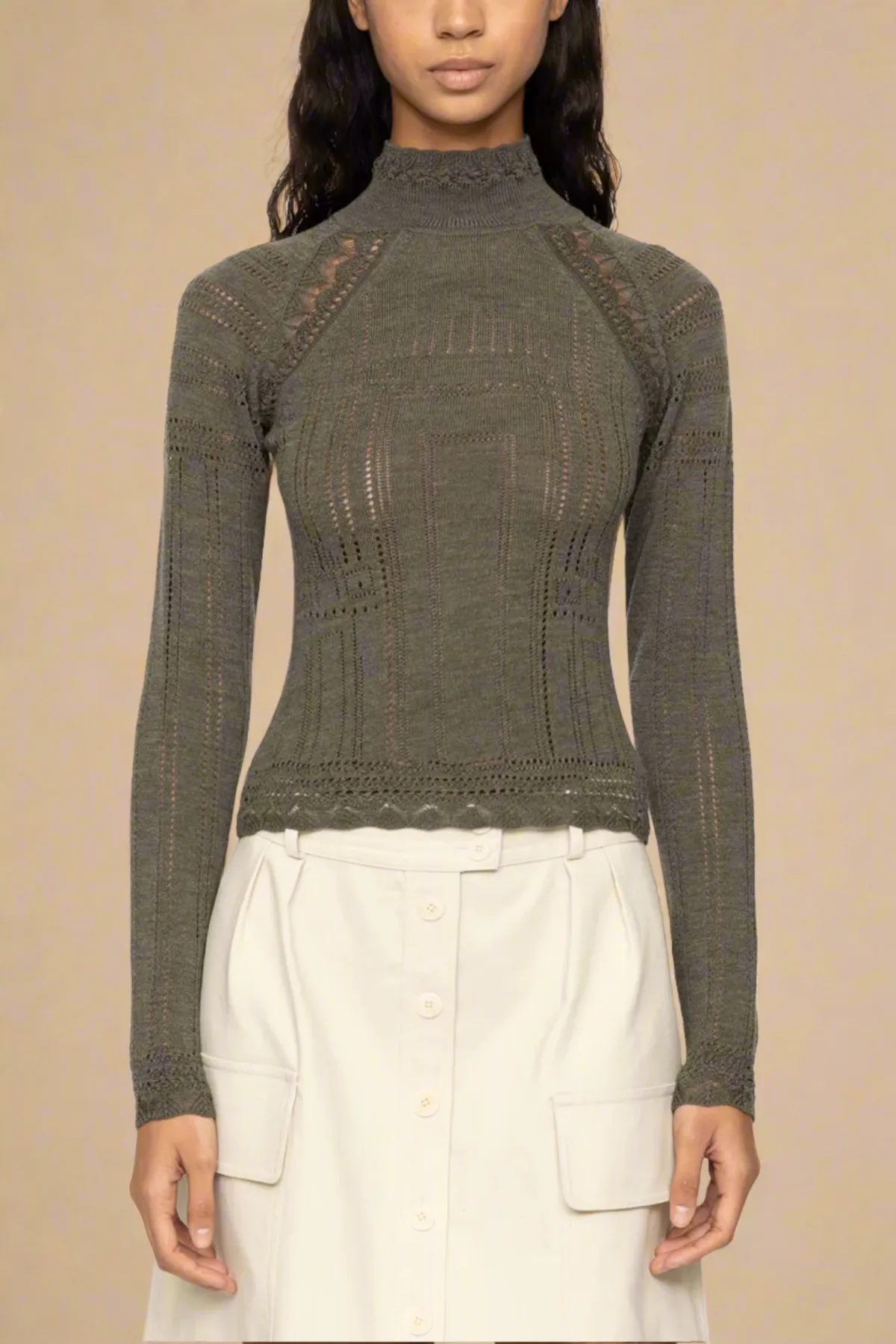 Paxton Turtleneck - Olive