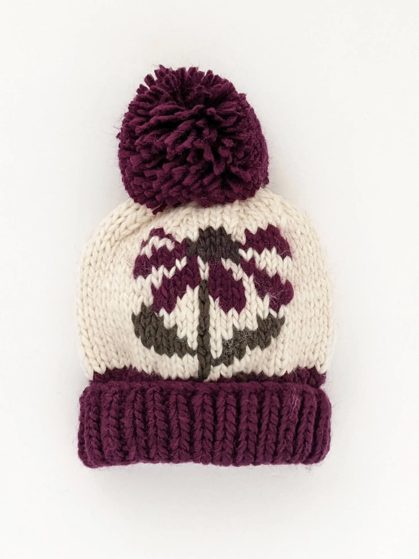 Plum Purple Coneflower Hat