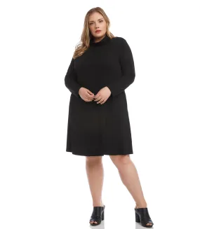 Plus Size Quinn Turtleneck Dress SEO.