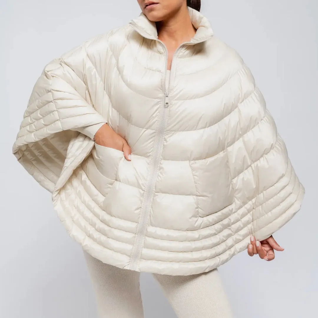 Poncho-Cape, Ivory