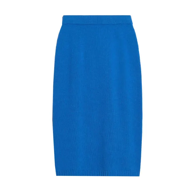 Pure Wool Nola Woman Bluette Skirt