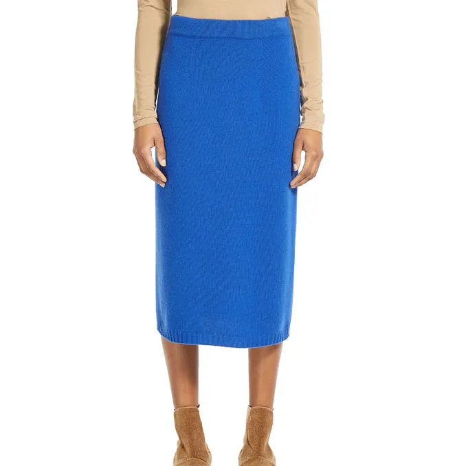 Pure Wool Nola Woman Bluette Skirt