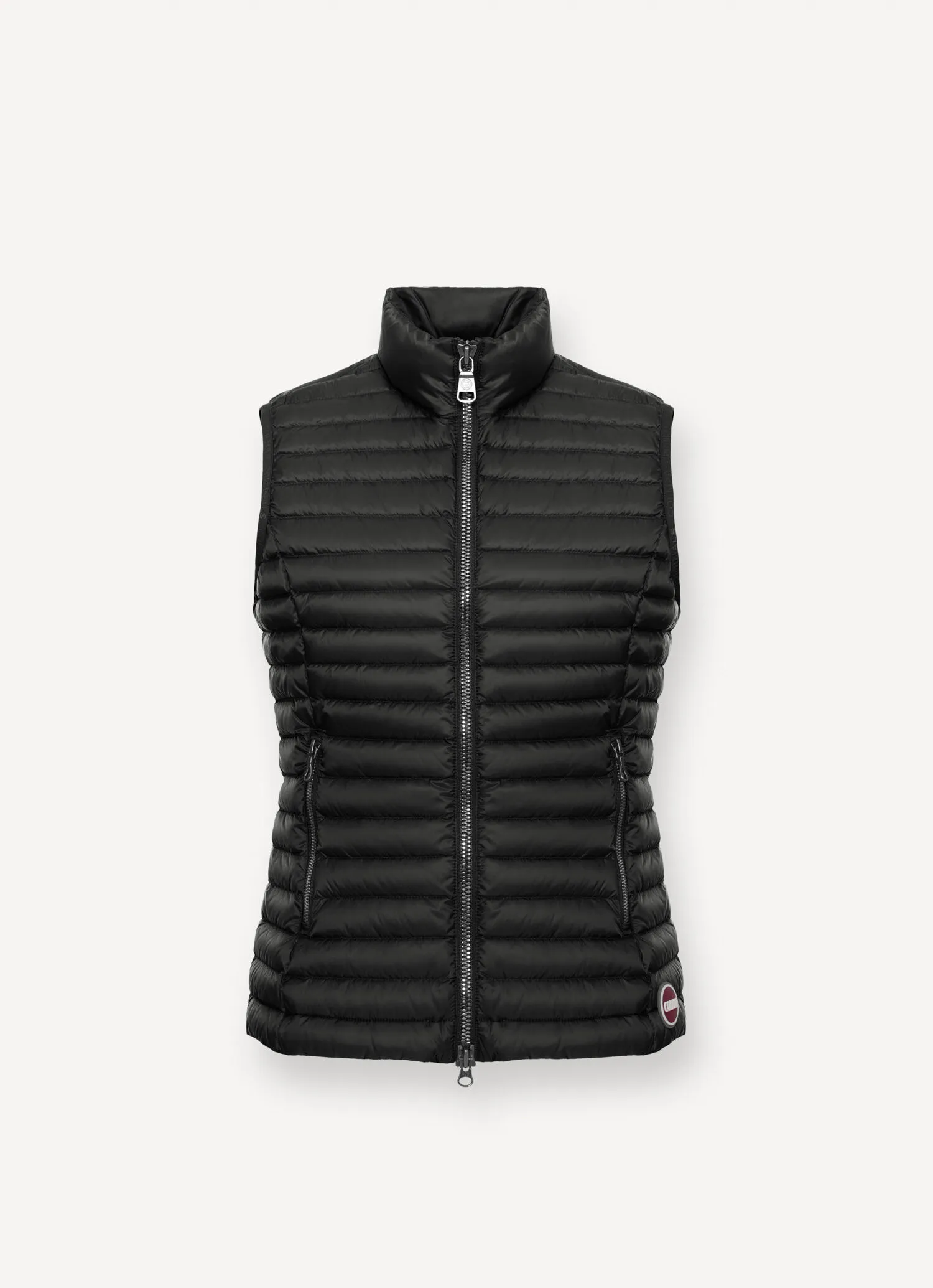 Quilted down vest-