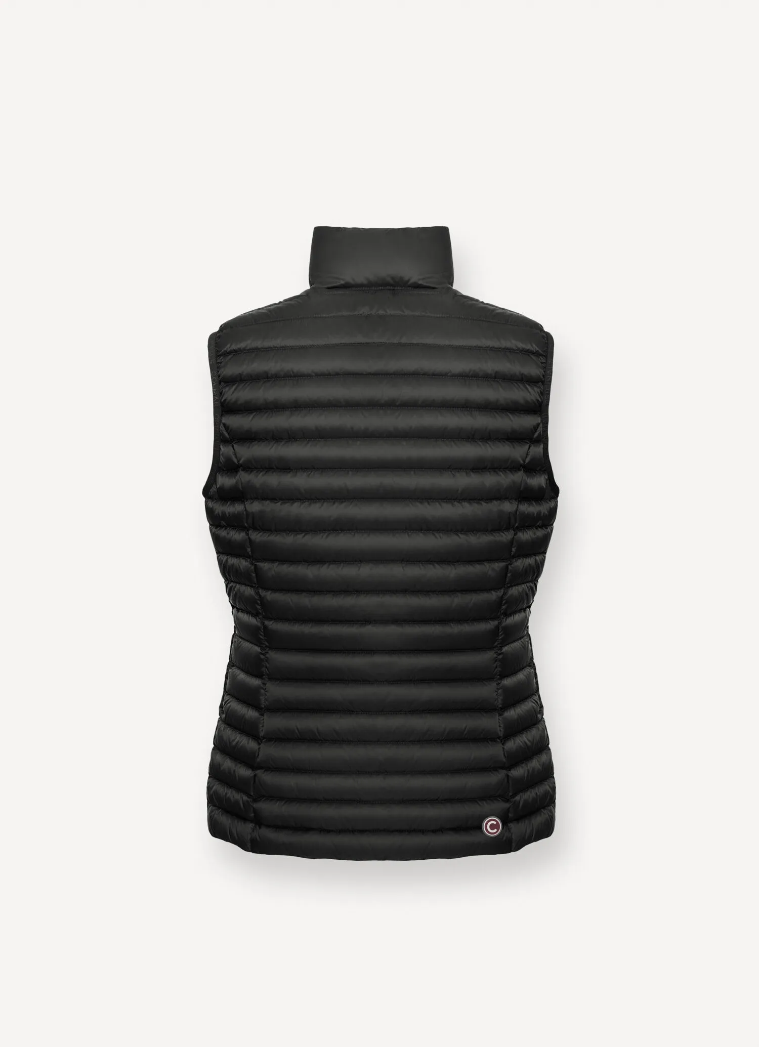 Quilted down vest-