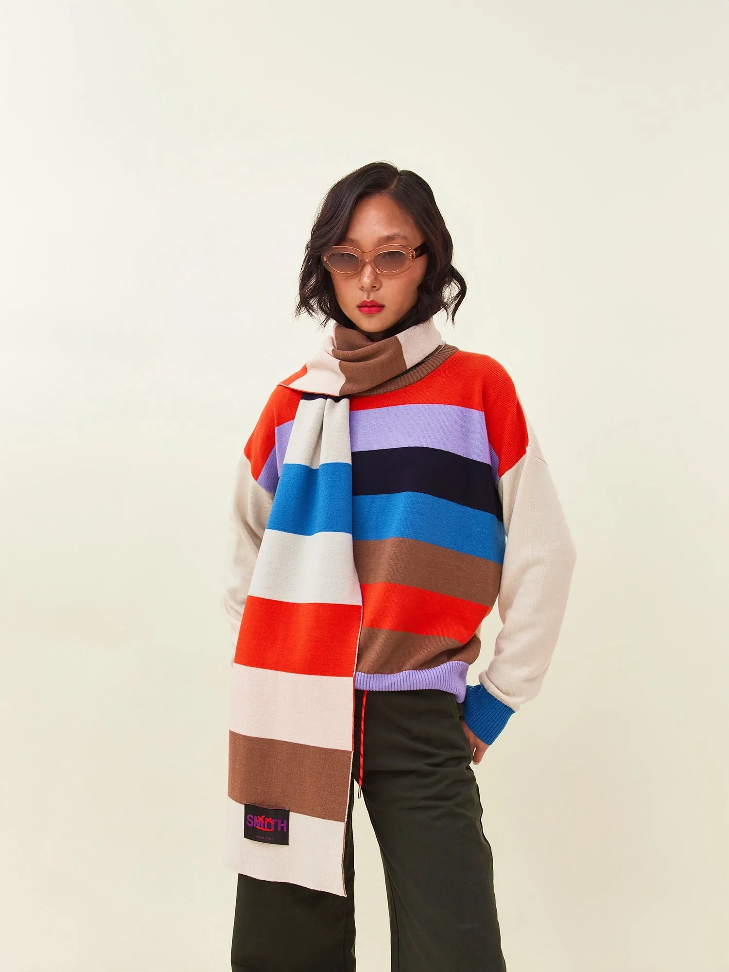 Rainbow Merino Wool Sweater