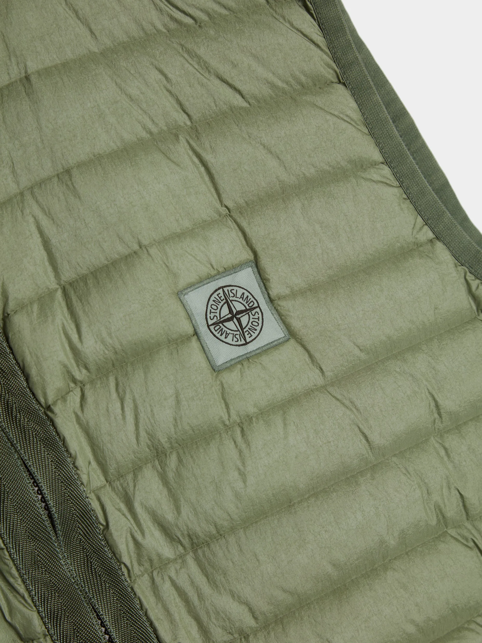 Recycled Down Vest Green