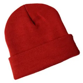 Red Knit Beanie