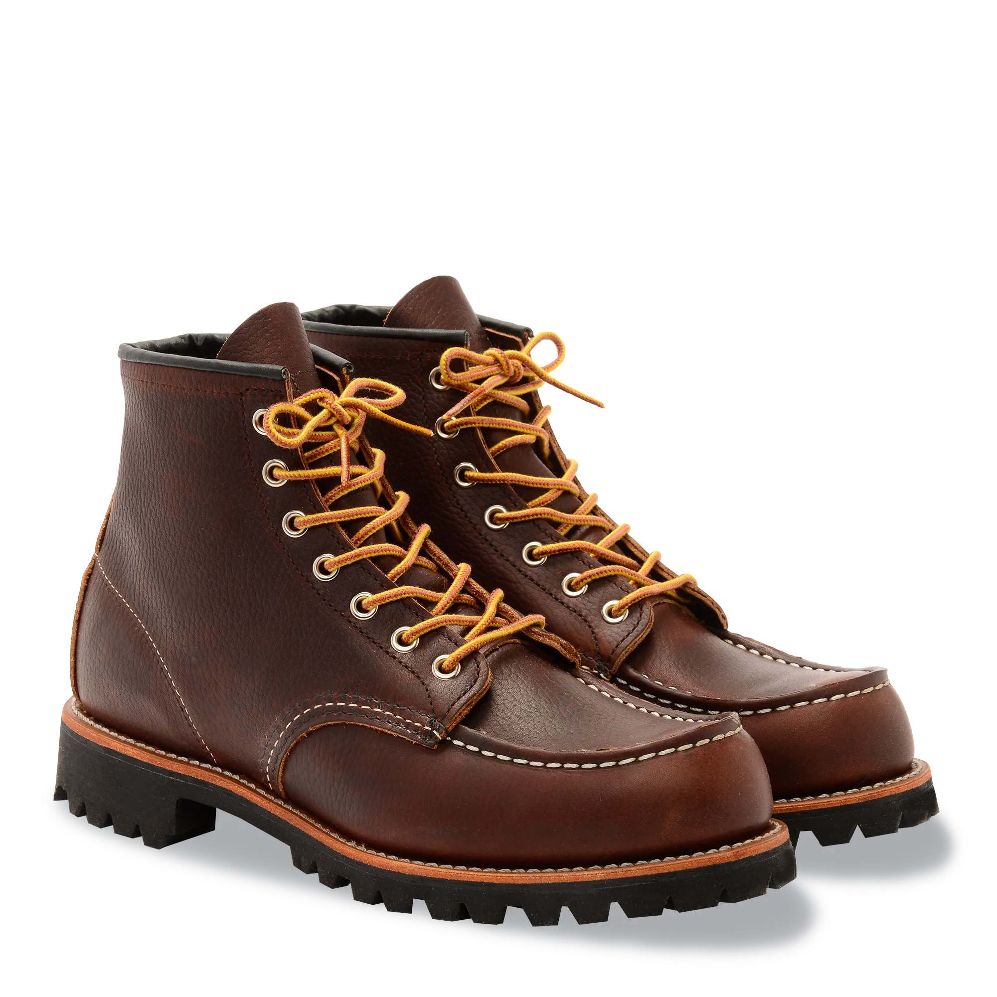 Red Wing Roughneck Moc Toe 8146 Work Boots - Briar Oil Slick