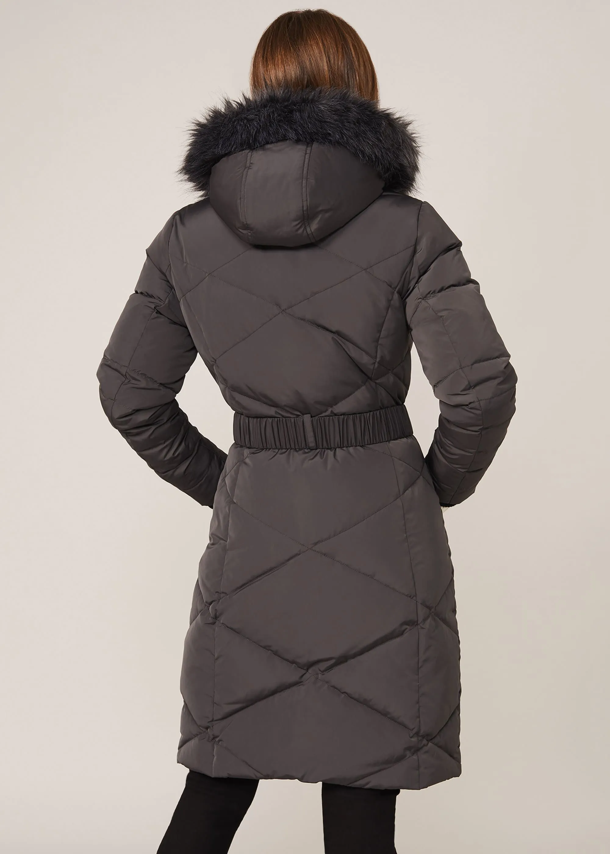 Remy Diamond Long Puffer Coat