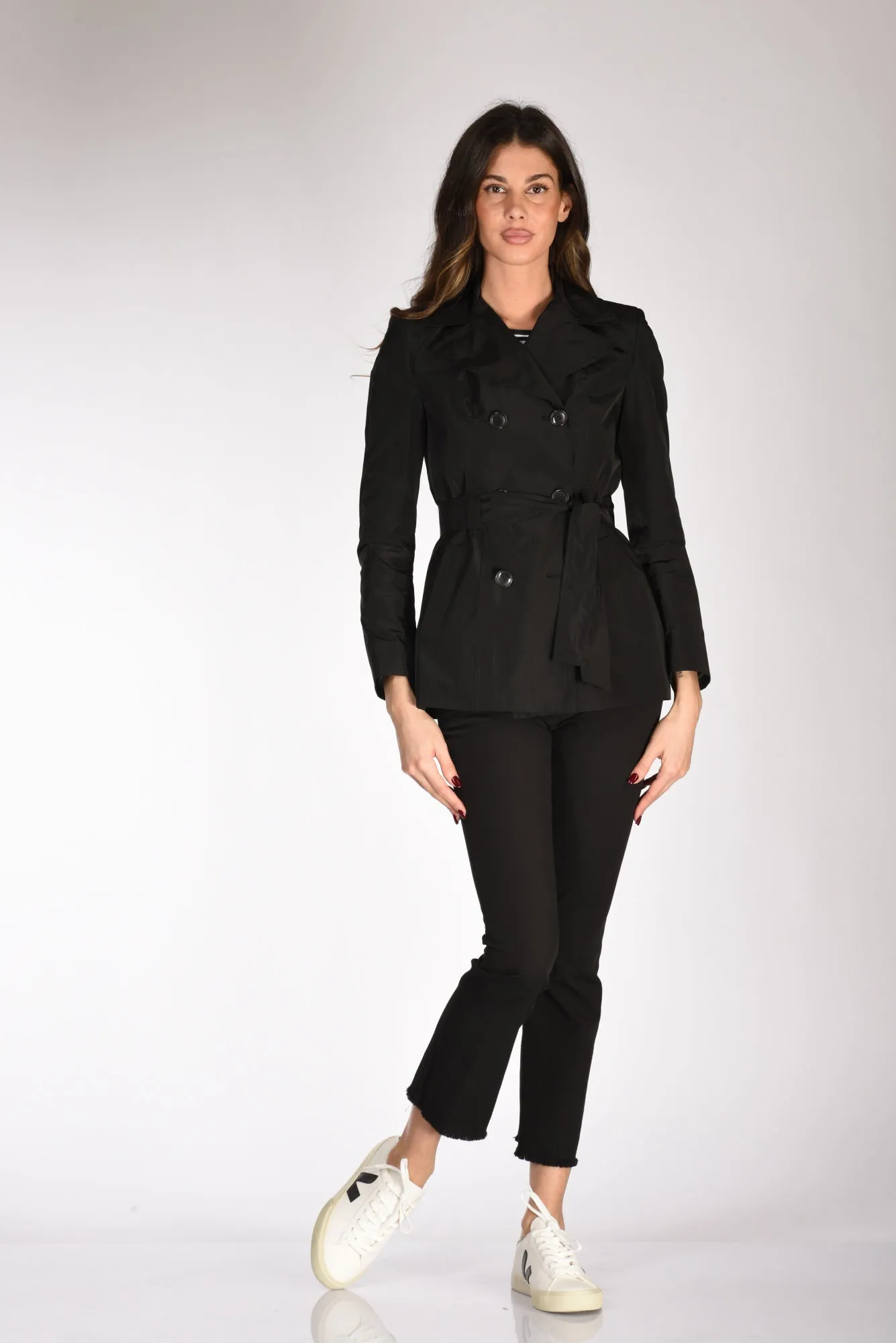 Results: Black Short Trench Coat for Women